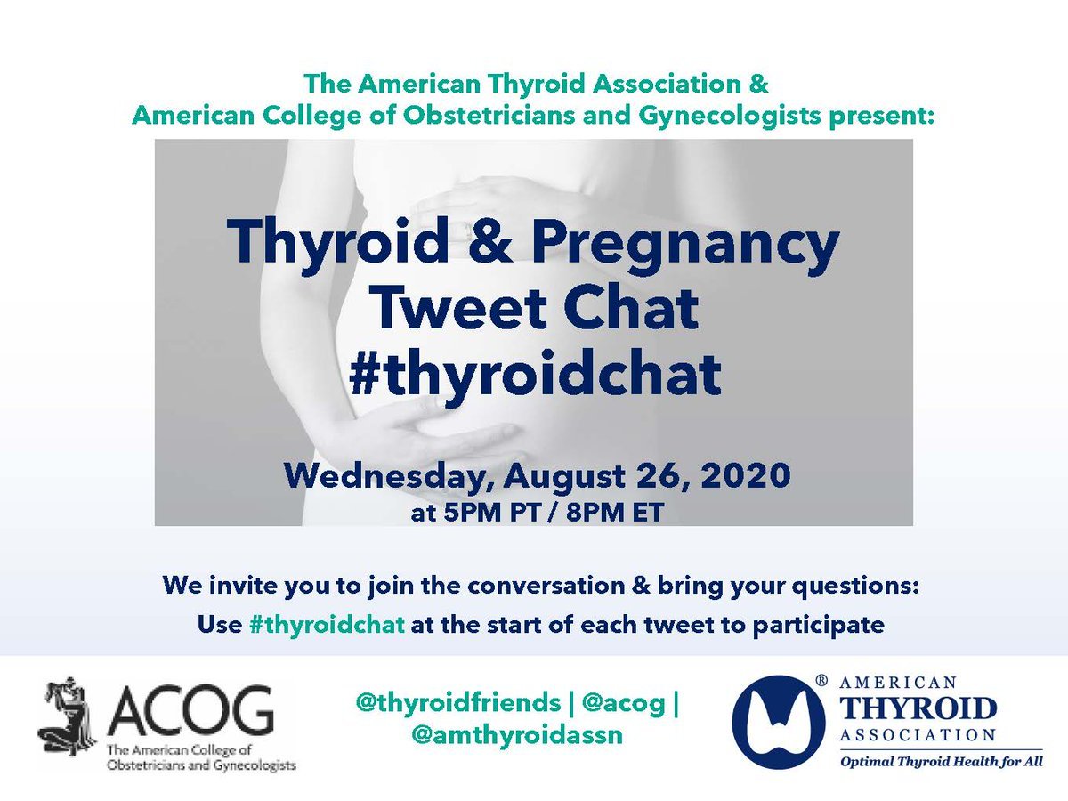 Thyroid And Pregnancy – Tweet Chat 