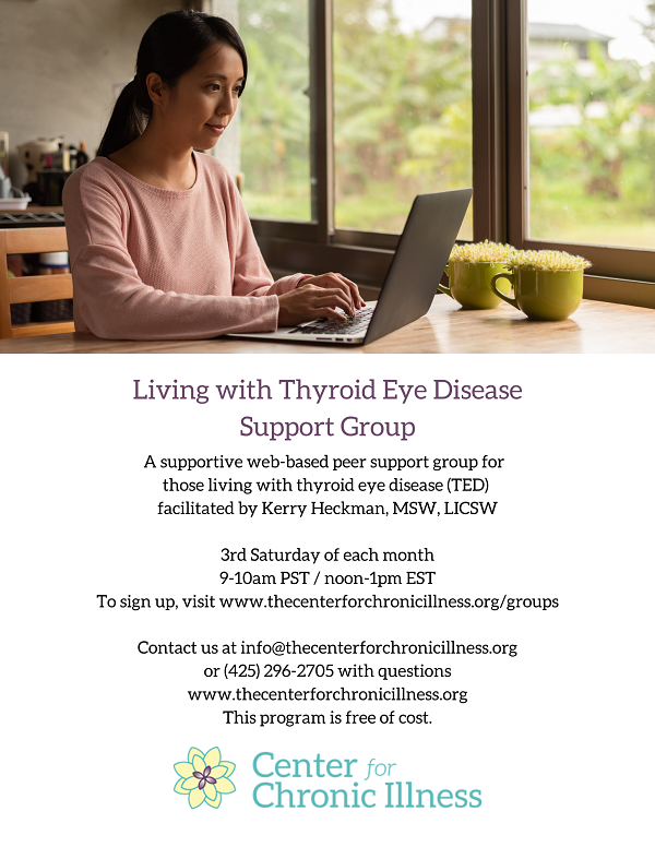 Living With Thyroid Eye Disease Support Group Living With Thyroid Eye Disease Support Group