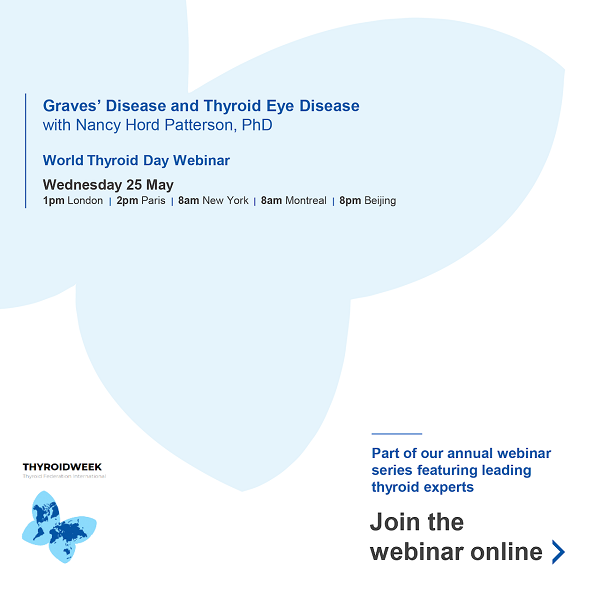 Seminario web internacional de la Federación de tiroides: enfermedad de Graves y enfermedad ocular tiroidea